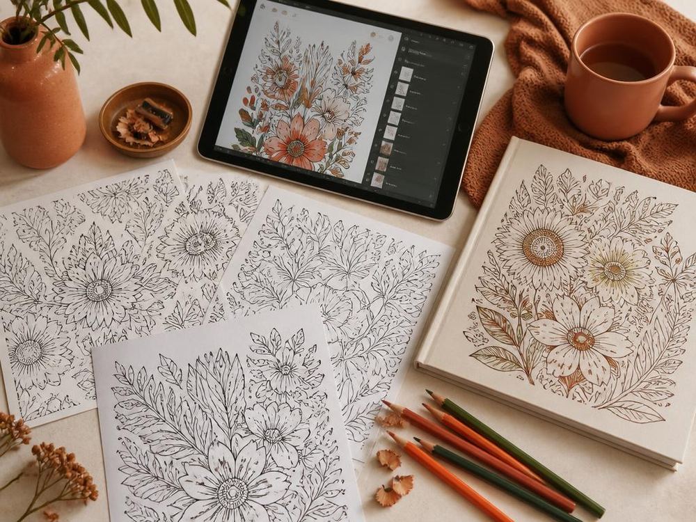 Coloring Book Engine